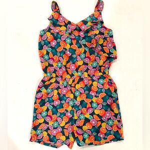 NWOT Wonder Nation Tropical Fruit Romper Girl’s 10/12